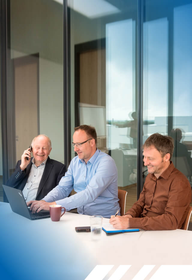 Kroop Familie Horstmann arbeitend