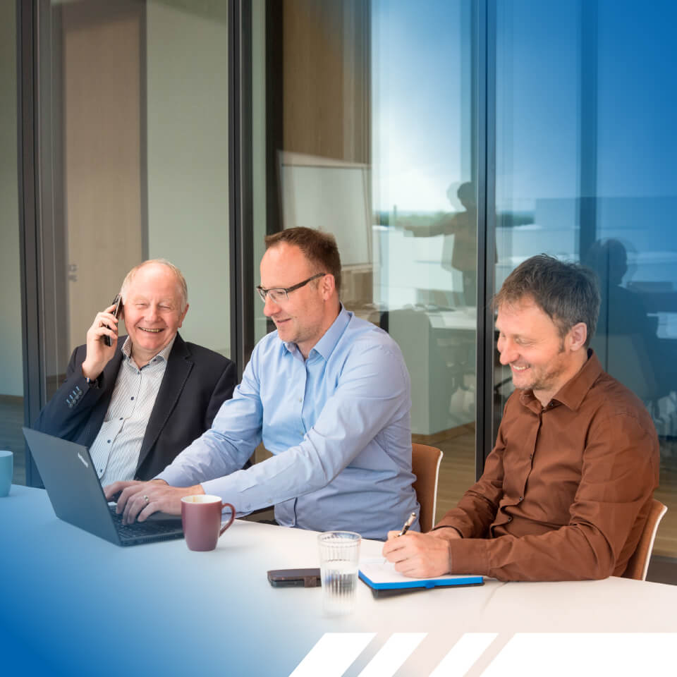 Kroop Familie Horstmann arbeitend