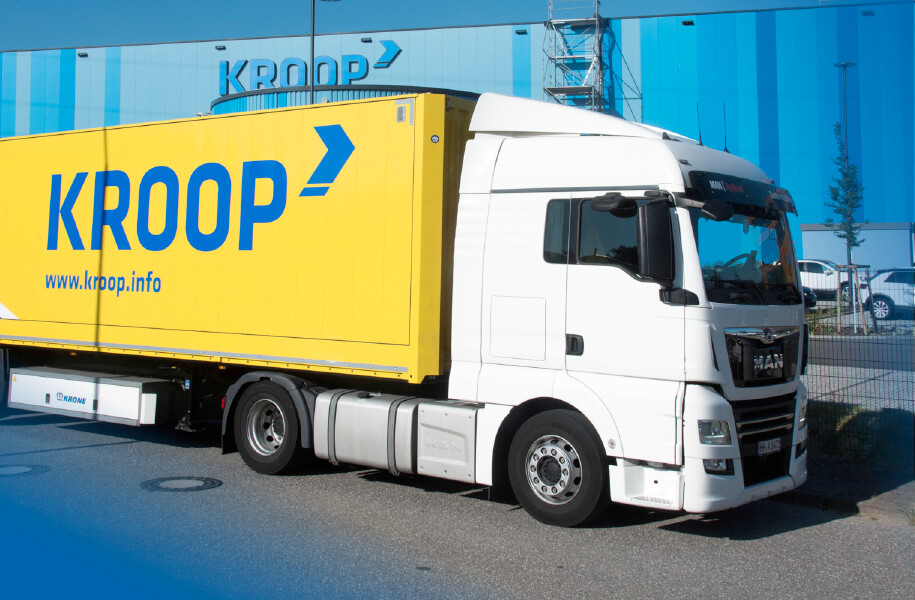 Kroop Truck in front of Eco Hub